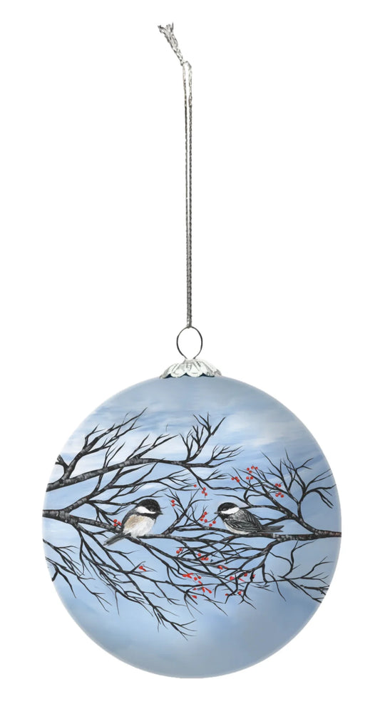 Indigenous Collection - Carla Joseph - Chickadees - Ornament