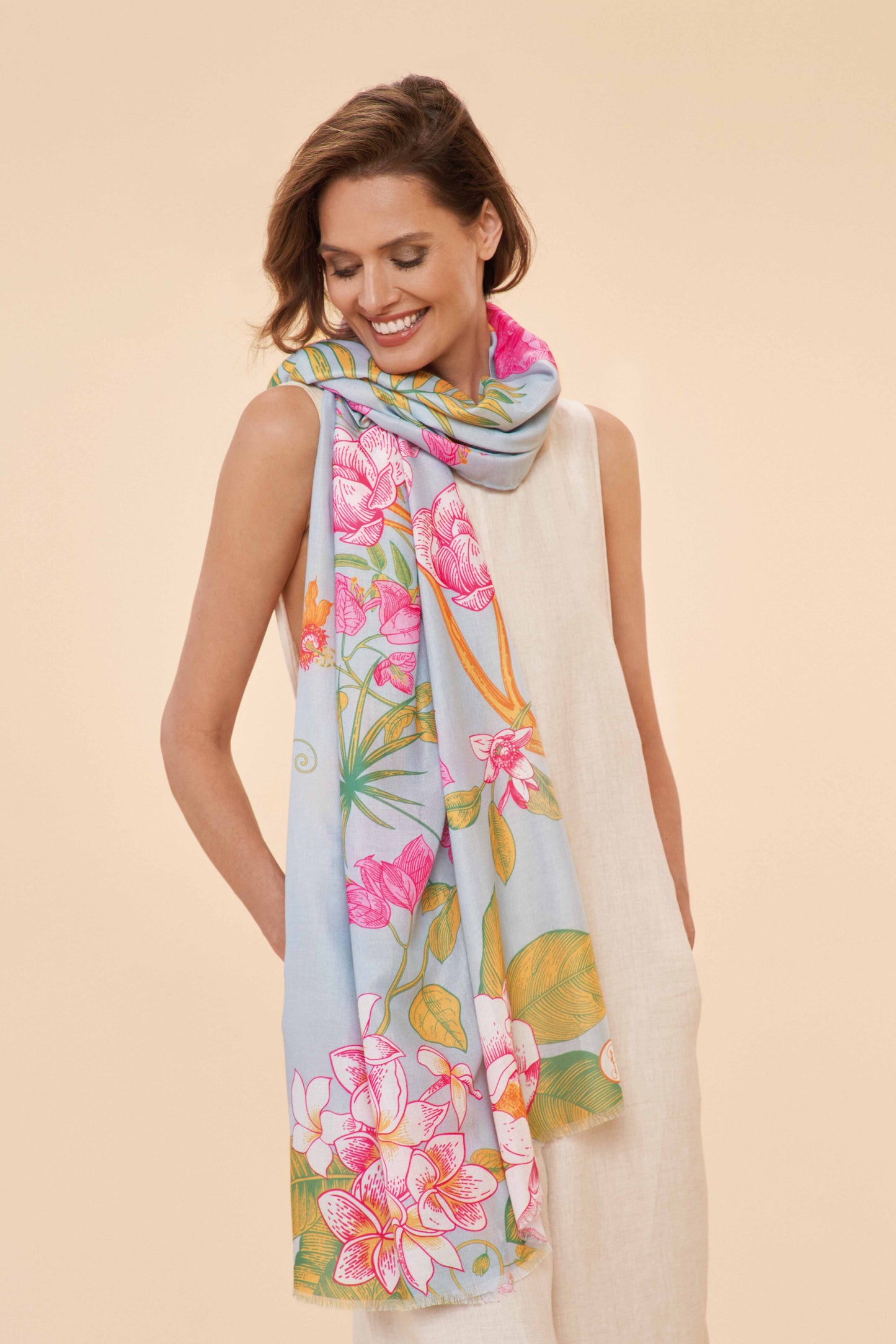 Powder Collection - Print Scarf - Floral Jungle