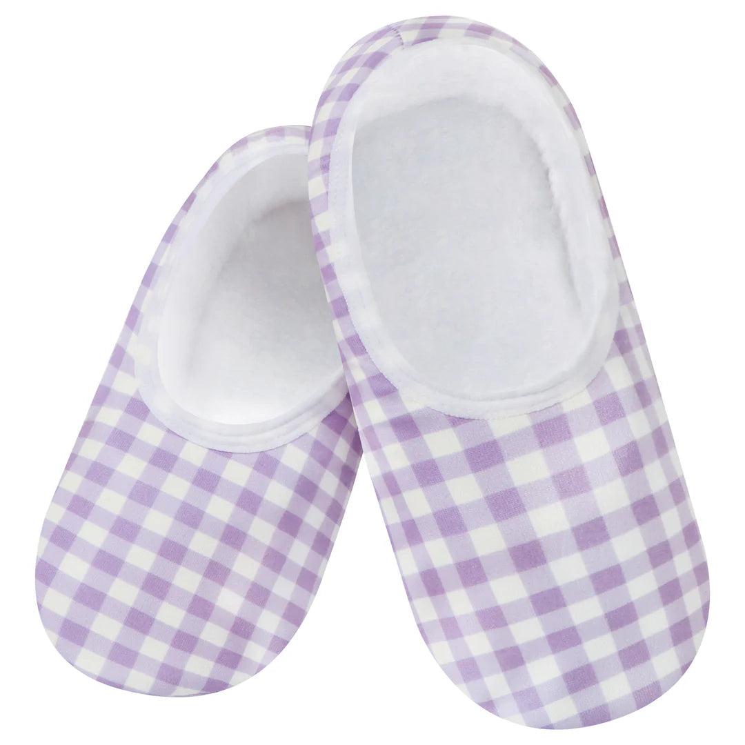 Snoozies - Skinnies - Purple Gingham