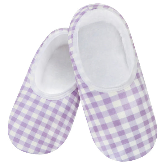 Snoozies - Skinnies - Purple Gingham