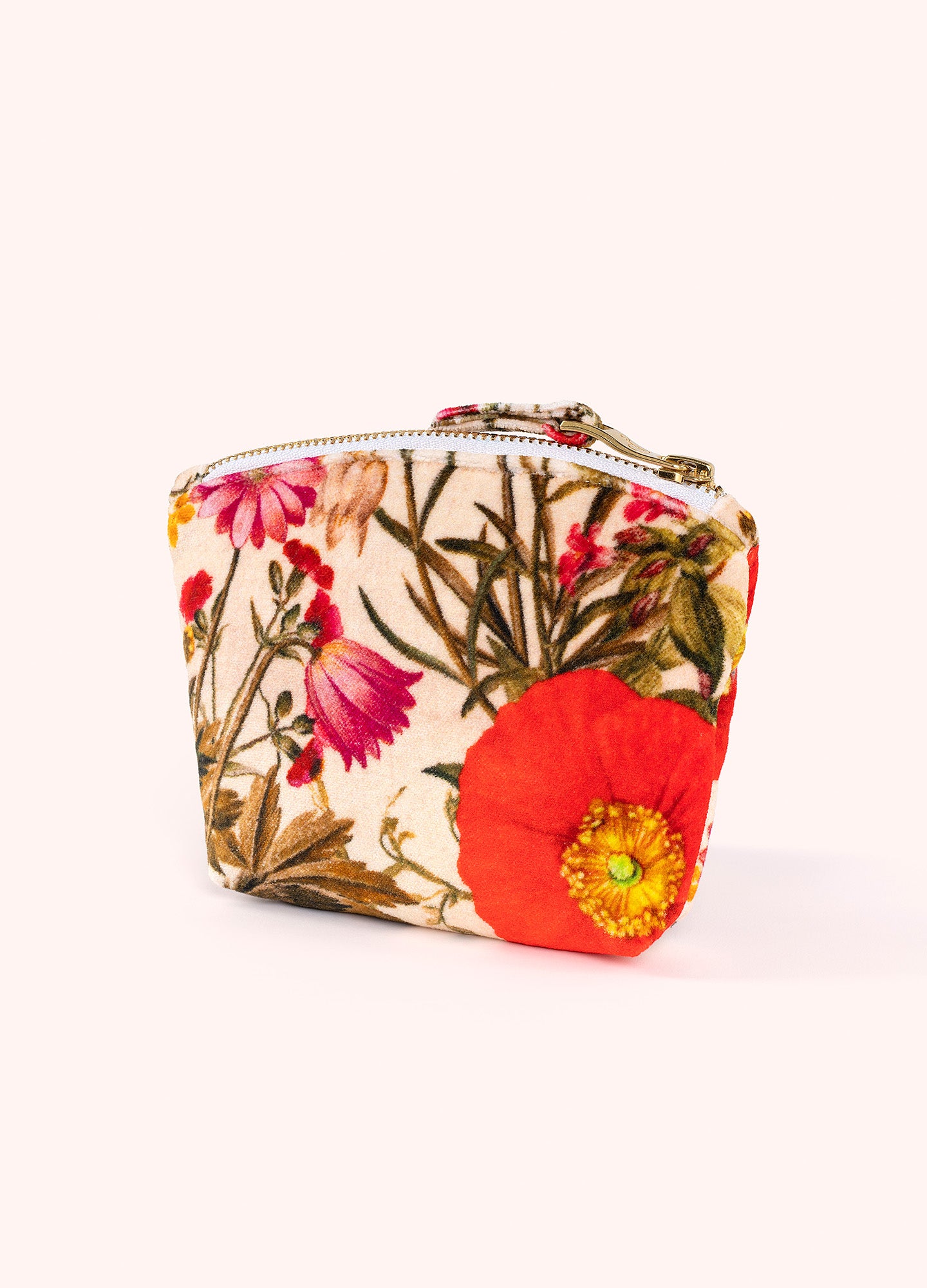 Powder Collection - Velvet Mini Pouch - Fine Flowers