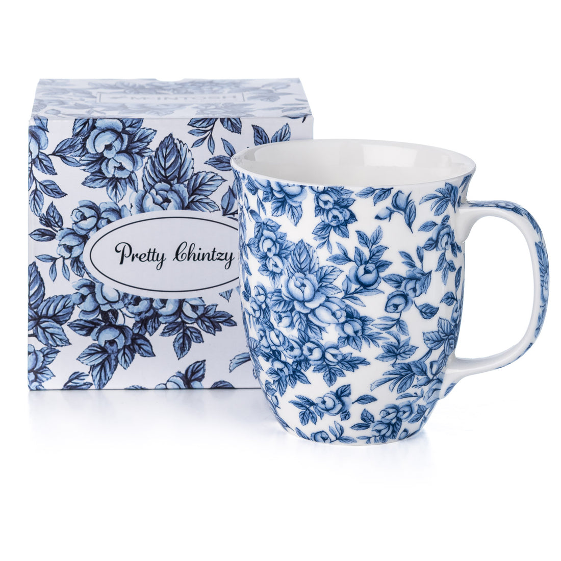 McIntosh China - Pretty Chintzy - Java Mug - Light Blue Roses