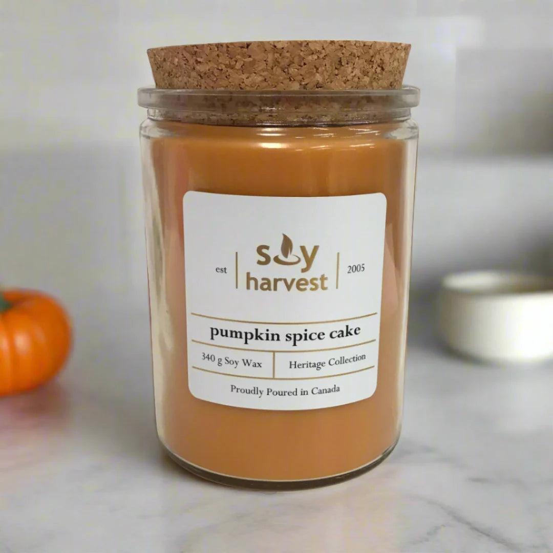 Soy Harvest Candles - Heritage Collection - Pumpkin Spice Cake