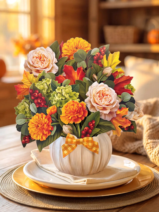 Pop-Up Flower Bouquet - Pumpkin Spice