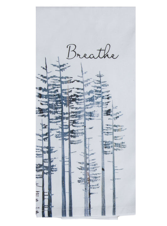 Tea Towel - Breathe Pine Trees
