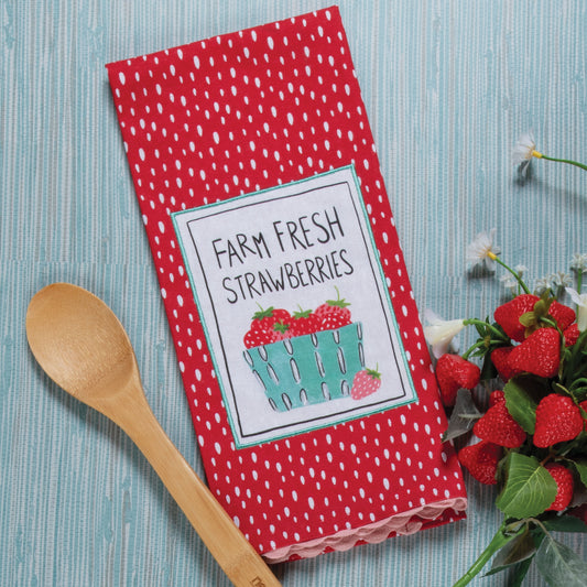 Tea Towel - Farm Fresh Strawberries