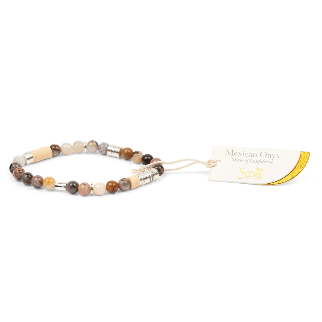 Scout Curated Wears - Intermix Stone Stacking Bracelet - Mexican Onyx