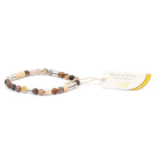 Scout Curated Wears - Intermix Stone Stacking Bracelet - Mexican Onyx