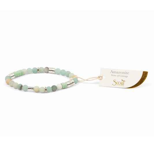 Scout Curated Wears - Intermix Stone Stacking Bracelet - Amazonite