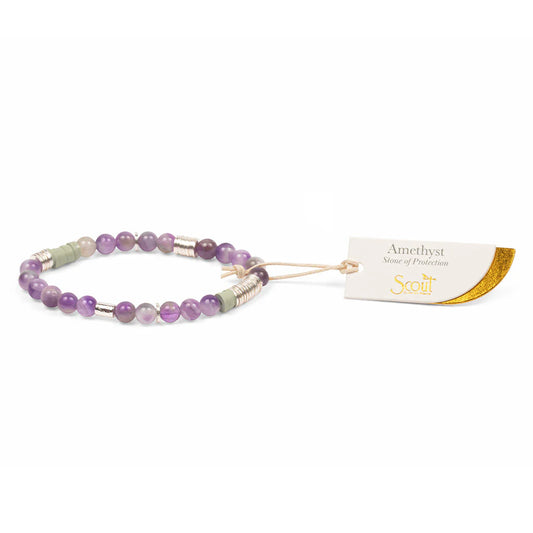 Scout Curated Wears - Intermix Stone Stacking Bracelet - Amethyst