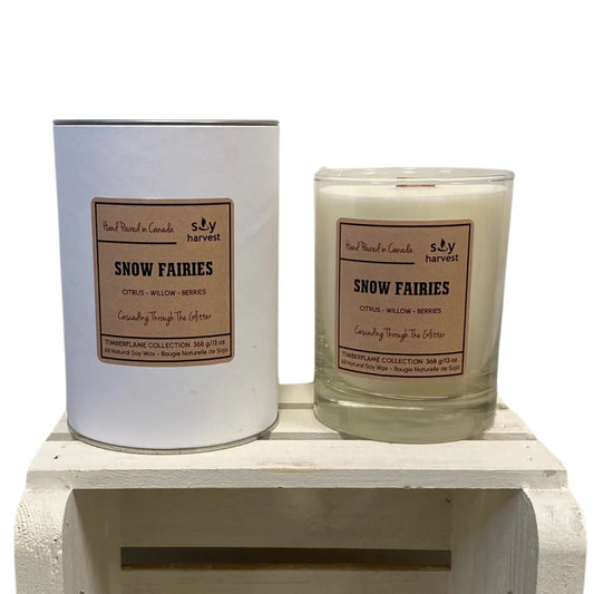 Soy Harvest - Timberflame Soy Candle - Snow Fairies