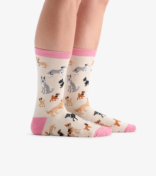 Women's Crew Socks - Dogs