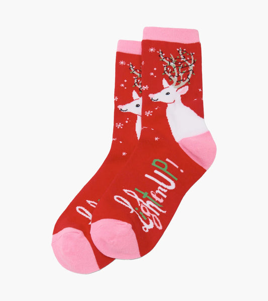 Socks - Little Blue House - Women's - Lighten Up Deer