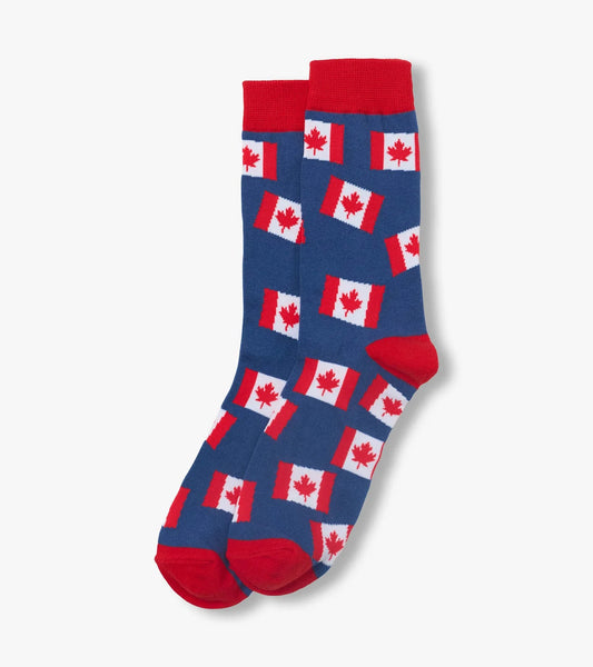 Men's Crew Socks - Canadian Flag