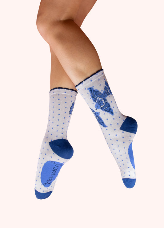 Powder Collection - Ankle Socks - Bluebirds