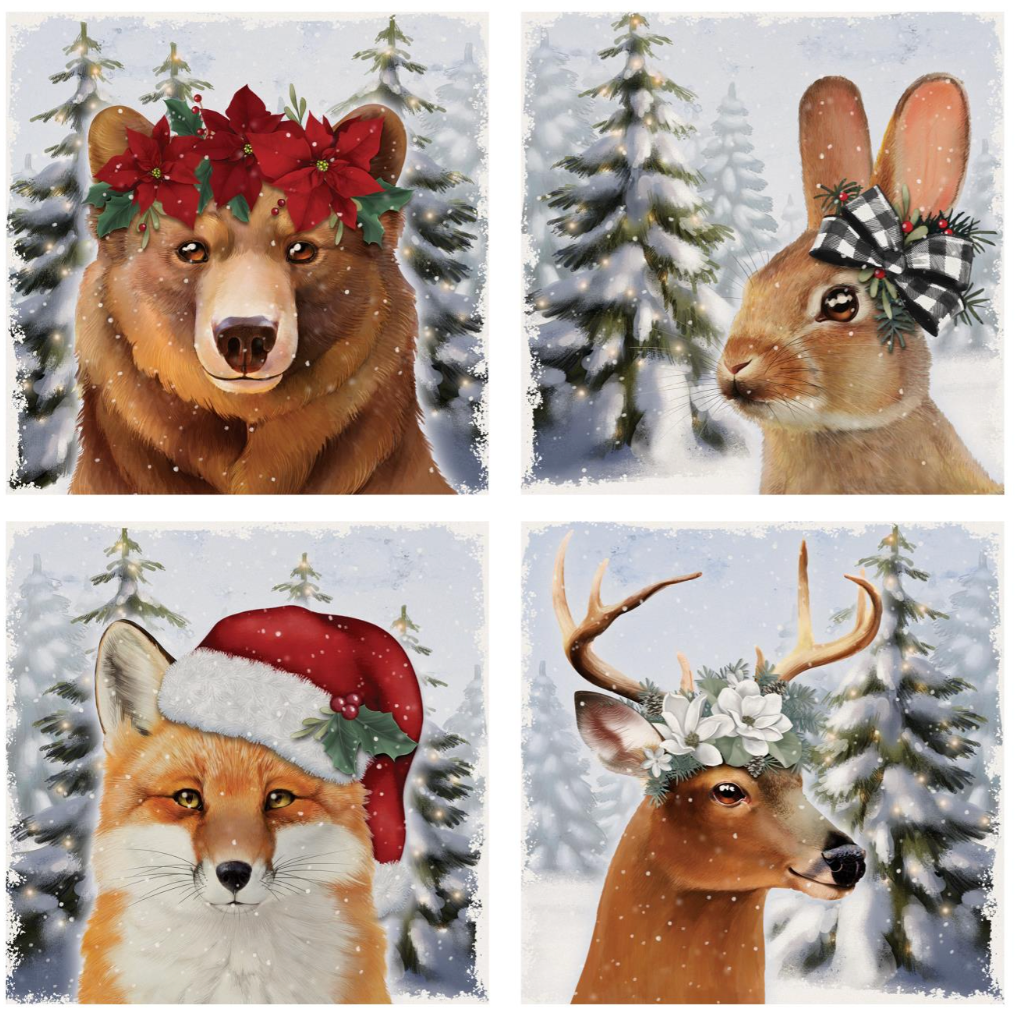 Coaster - Winter Animal Set