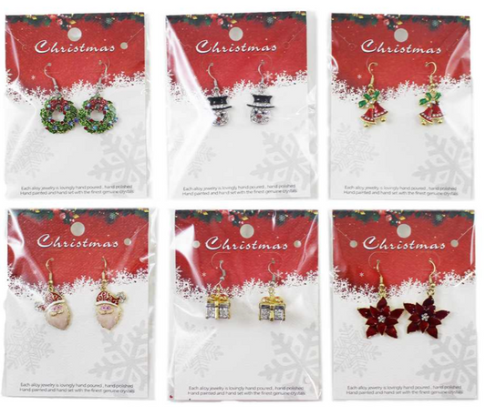 Christmas Earrings - Assorted Varieties