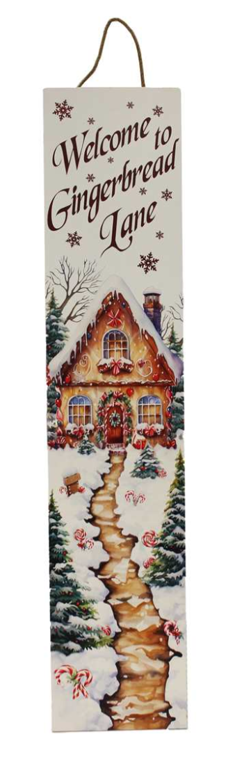 Christmas - Sign - Welcome to Gingerbread Lane