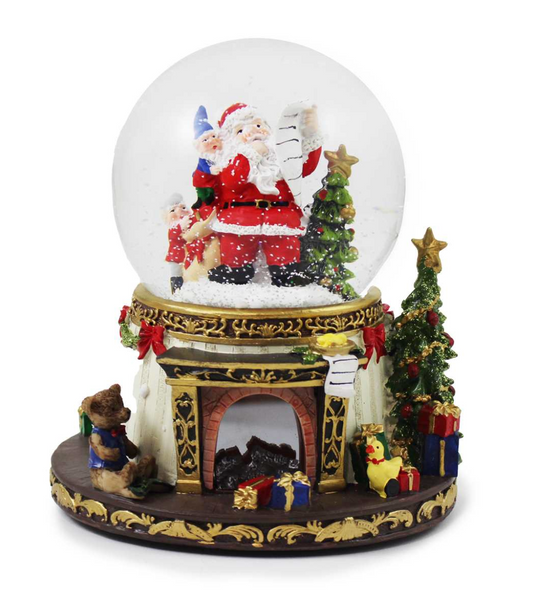 Christmas - Musica Santa Snow Globe