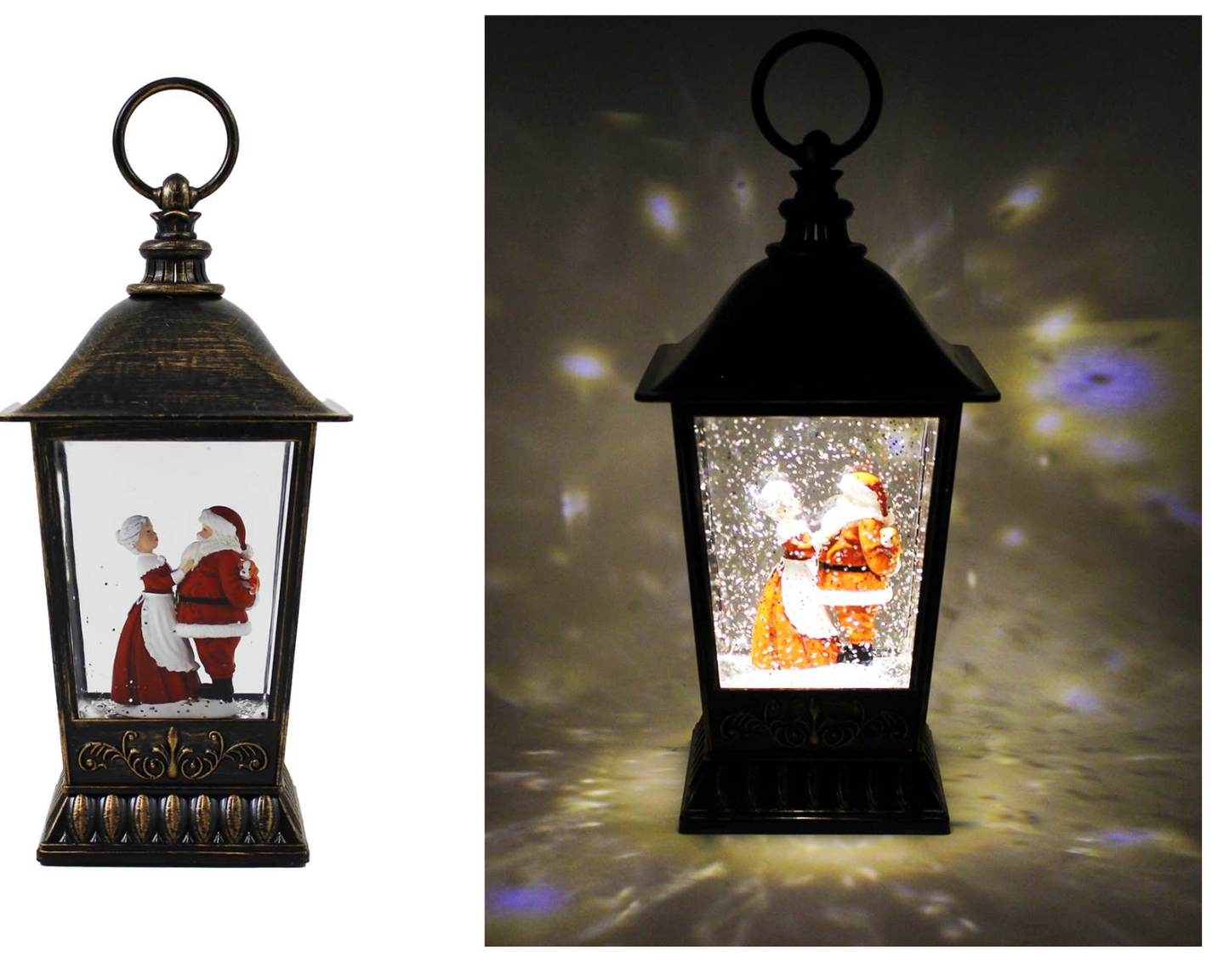 Christmas - Lantern - Mr. & Mrs. Claus