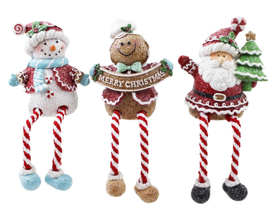 Christmas - Dangle Legs - Assorted Figurines