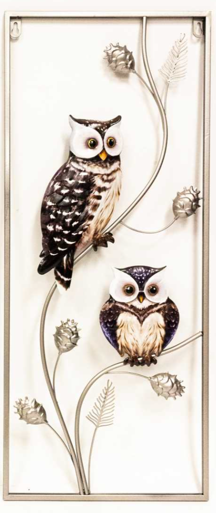 Garden - Owl Metal Wall Art