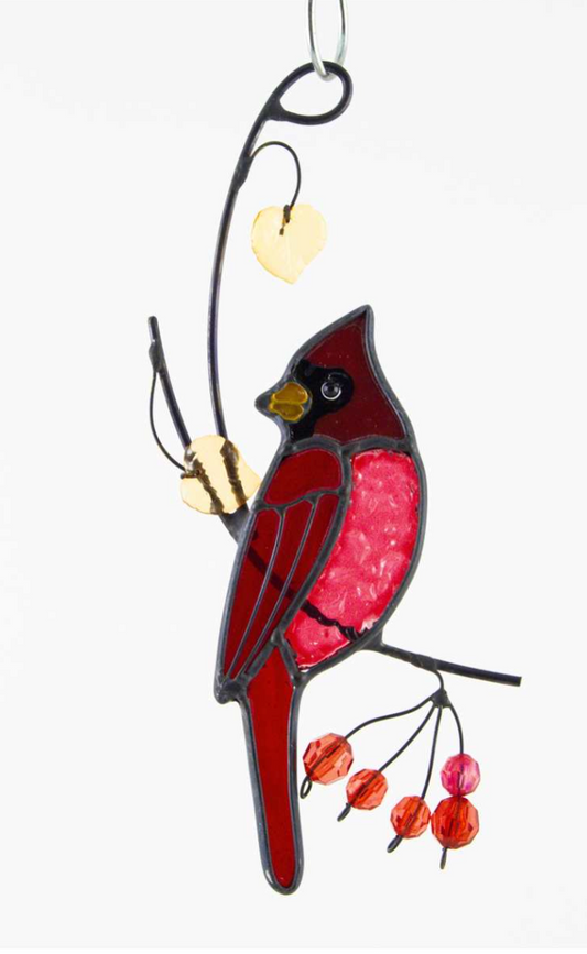 Garden - Cardinal Stain Glass Sun Catcher
