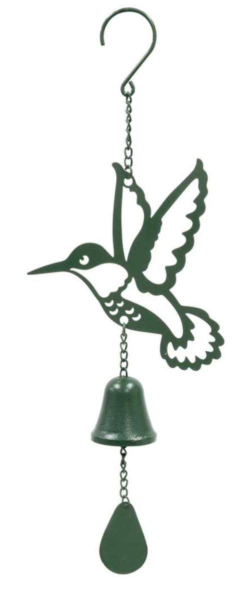 Garden - Silhouette Hummingbird Bell