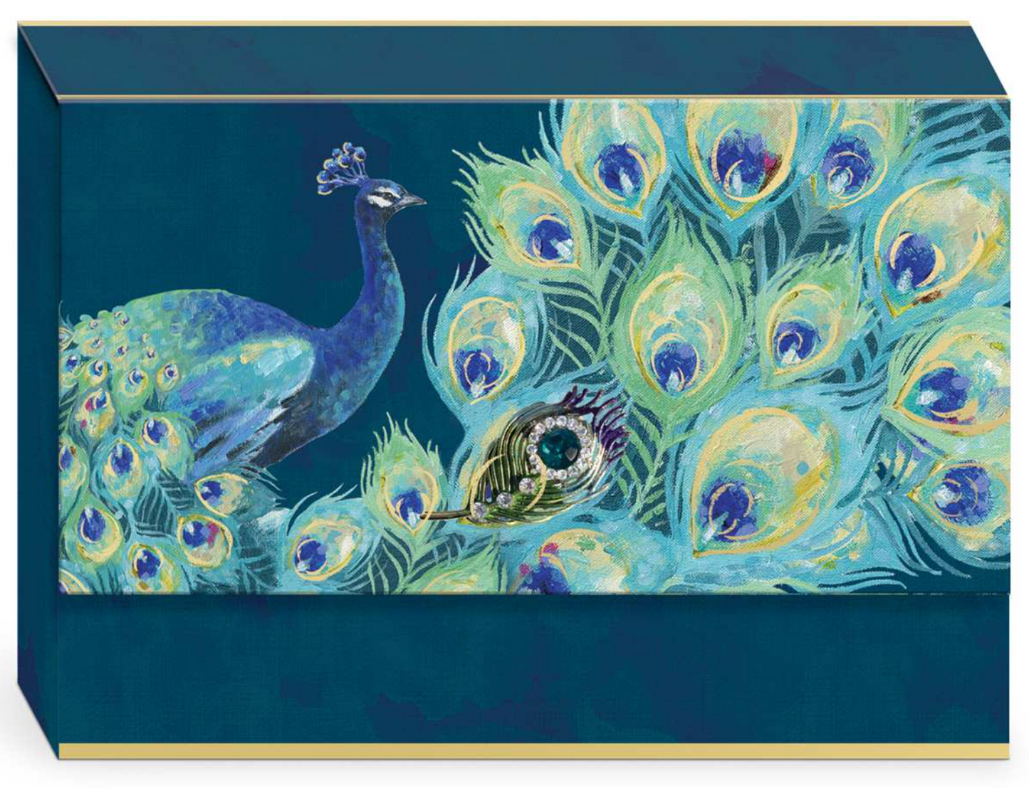 Note Book - Peacock Emerald Broock