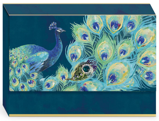 Note Book - Peacock Emerald Broock