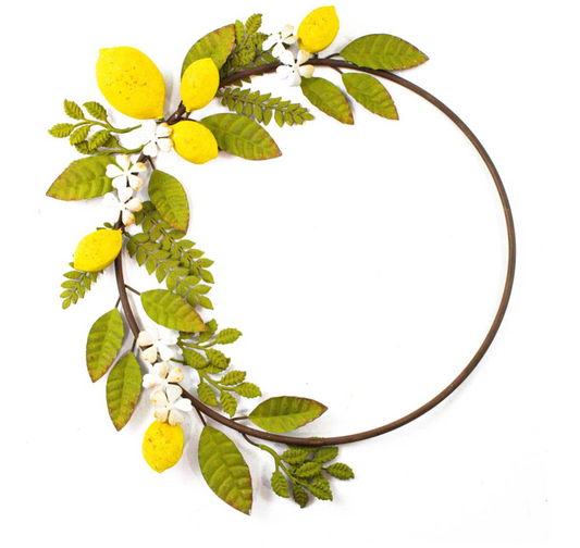 Garden - Metal Greenery Lemons - Wall Art