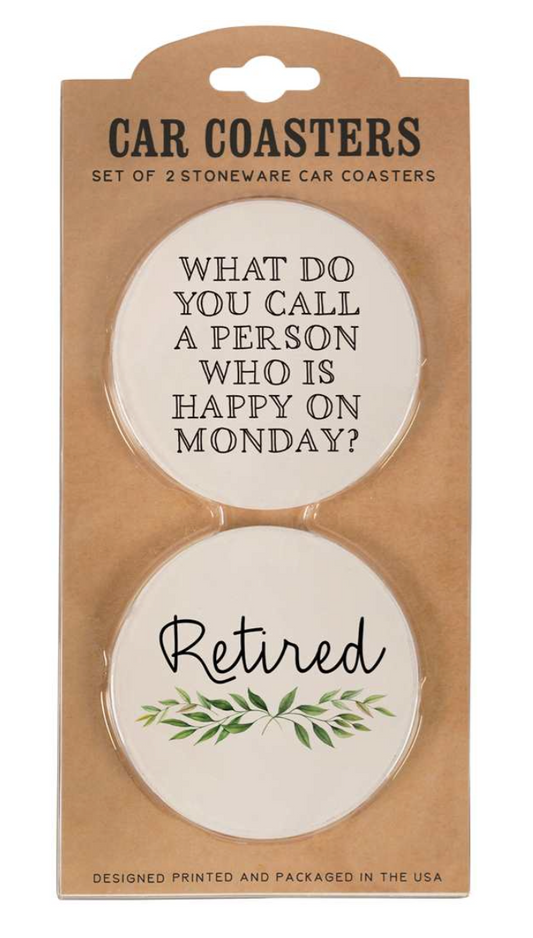 Car Coasters - What do you call a person...