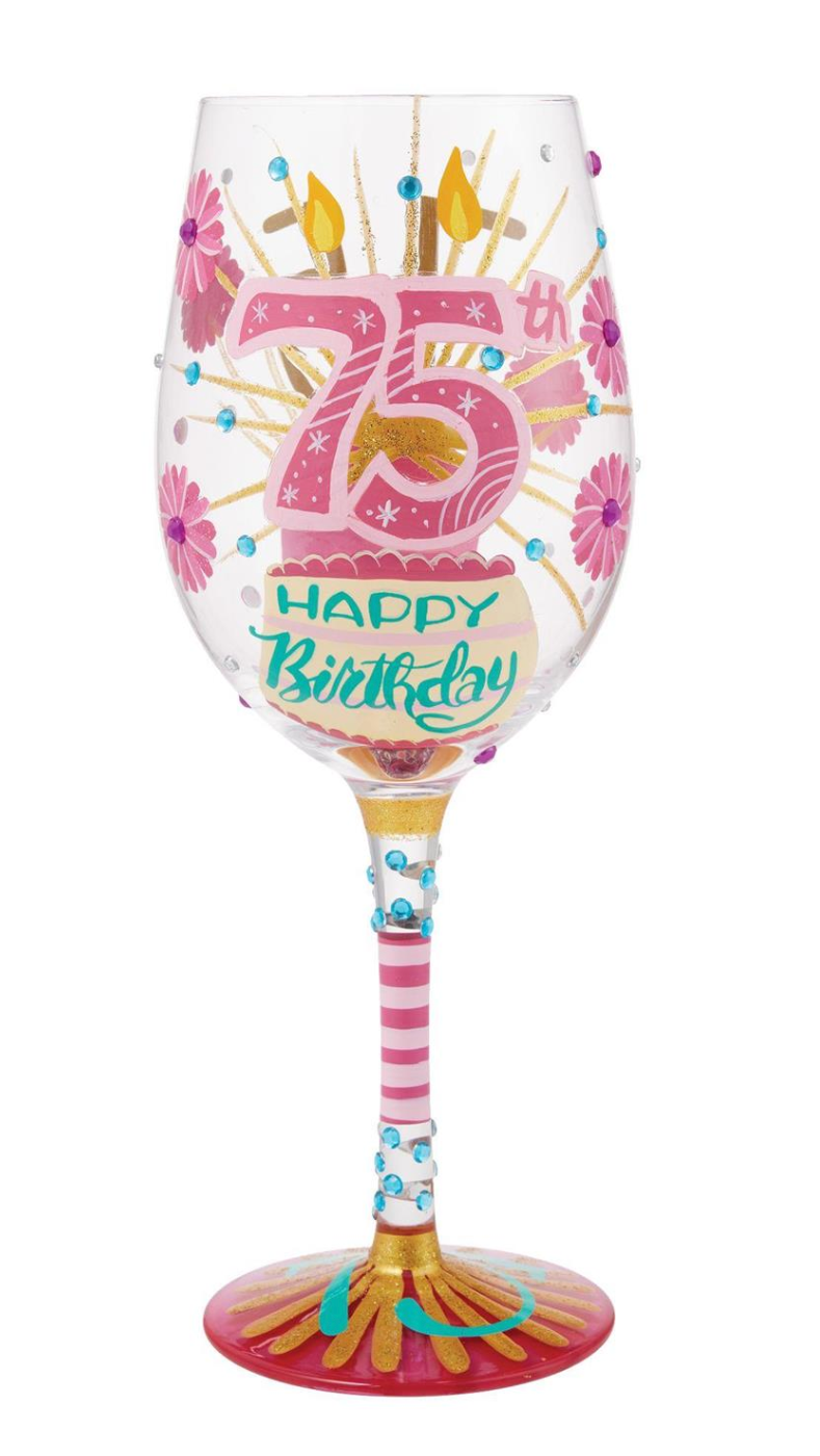 Lolita Wine Glass - Happy 75th