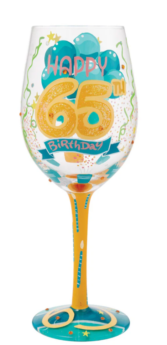 Lolita Wine Glass - Happy 65th