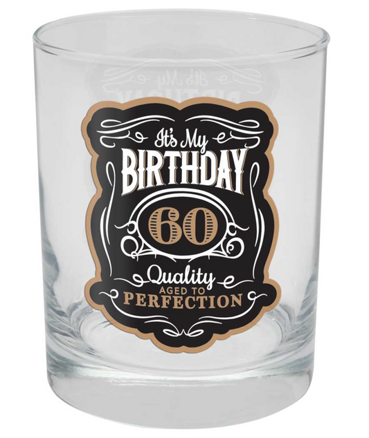 Drinkware - 60th Birthday Rock Glass