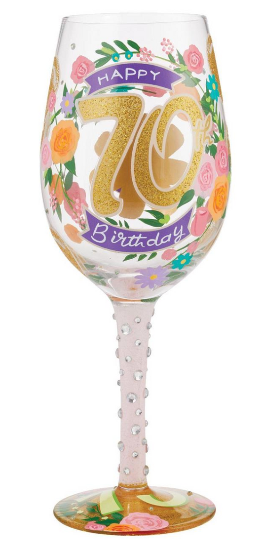 Lolita - Wine Glass - 70th Birthday