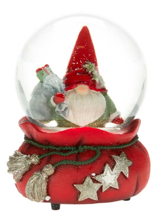 Christmas - Musical Snow Globe - Gnome