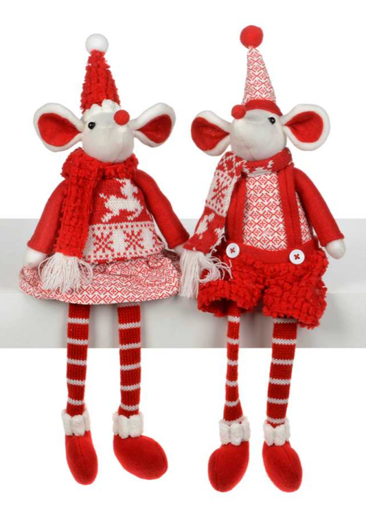 Christmas - Dangly Leg Mouse - Boy/Girl