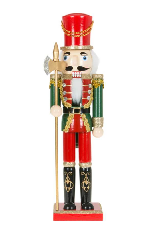 Christmas - Re/Green Nutcracker with Staff