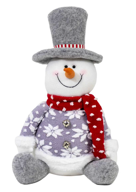 Christmas - Plush Sitting Snowman