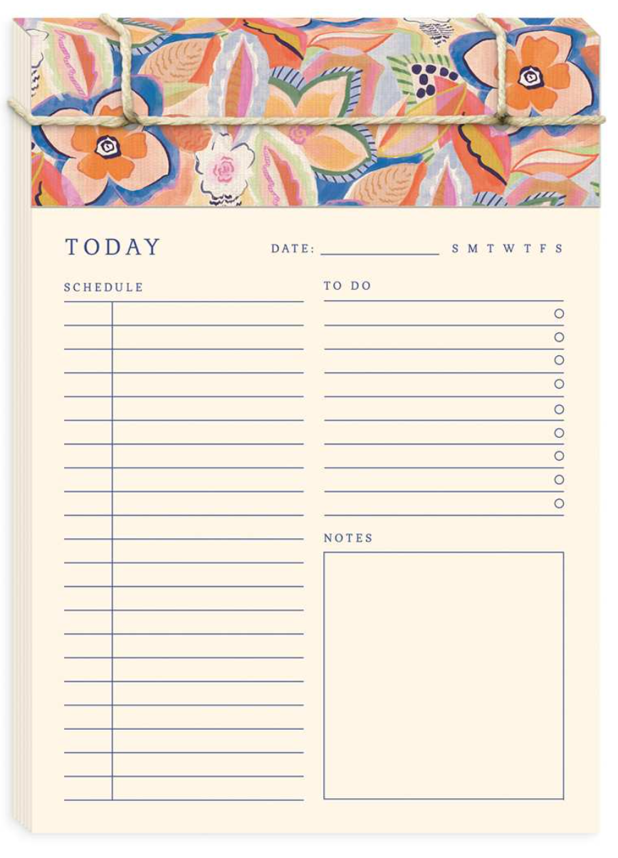 Notepad Planner with Artistic Border