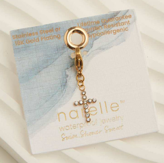Narelle Jewelery - Pave Cross Charm
