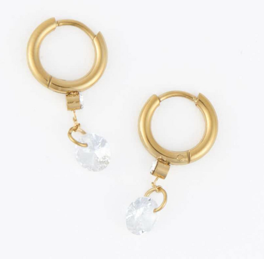 Narelle Jewelery - Drop Gold Plated Earrings