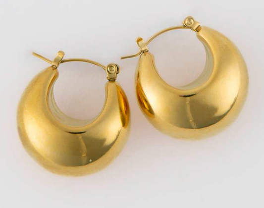 Narelle Jewelery - Bowl Hoop Earrings