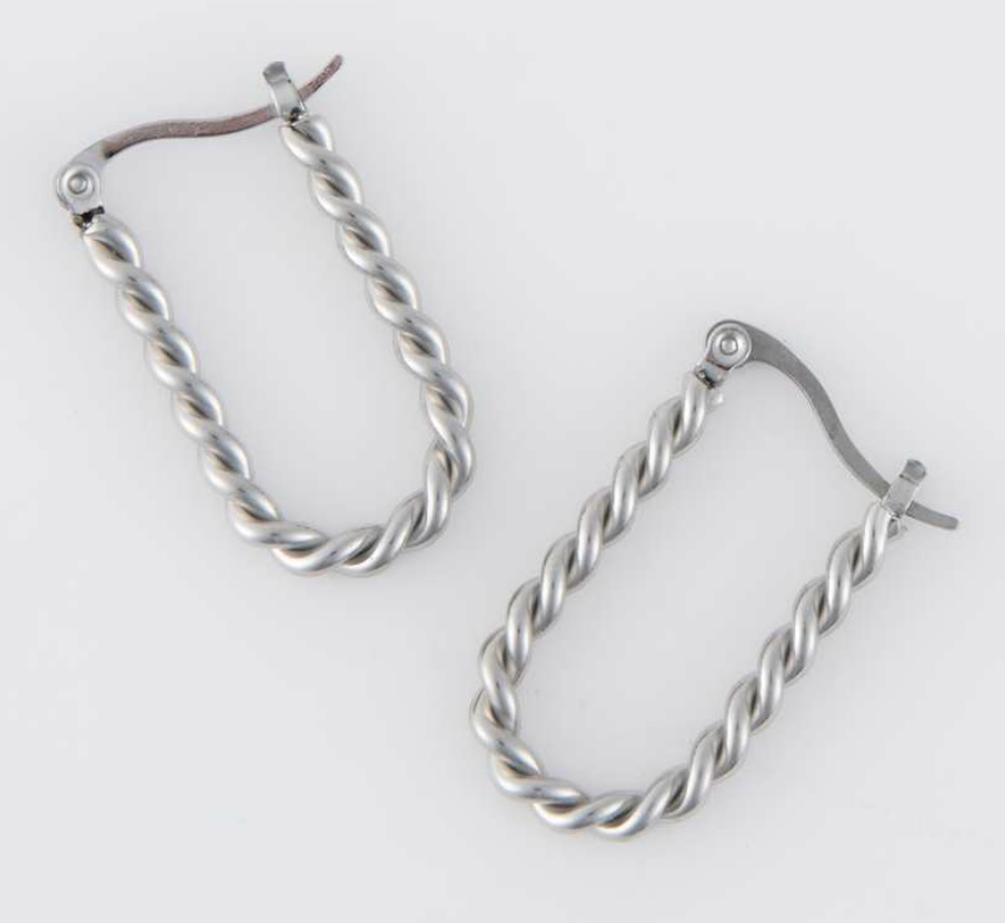 Narelle Jewelery - Twist Hoop Earrings