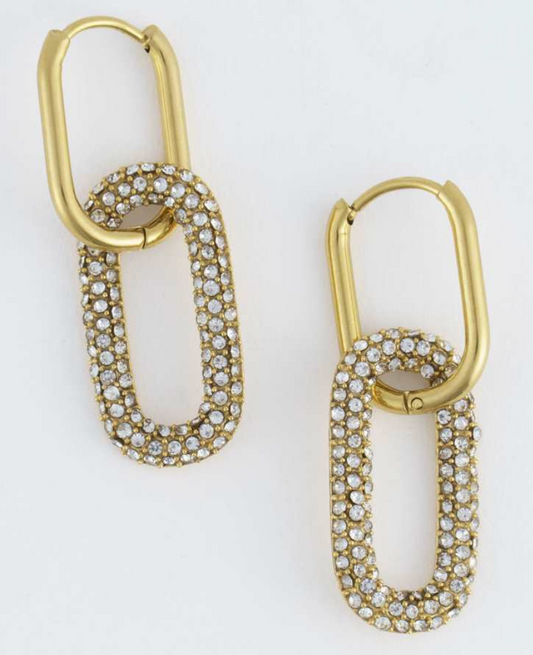 Narelle Jewelery - Pave Hoop