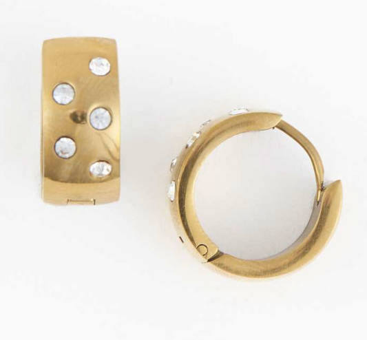 Narelle Jewelery - Inlay Hoop Earrings