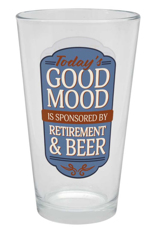 Drinkware - Retirement - Pint Beer Glass