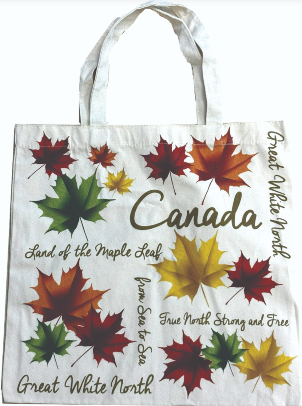 Garden - Leaves Canvas Tote