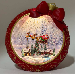 Christmas - LED Santa Spin Water Globe